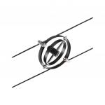 Paulmann Wire Systems, матовый черный, круглый GU5.3 - фото 2