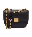 Сумка Karl Lagerfeld через плечо кожаная, черный - фото