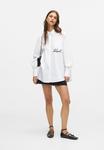 Блуза KARL LAGERFELD SIGNATURE POCKET SHIRT, White - фото 2
