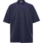 Поло с принтом anchor JW Anderson, синий - фото