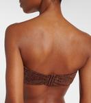 Яркий бандо-топ бикини с люрексом Eres, Cuivre Lurex - фото 5