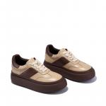 Низкие женские скейтерские кроссовки BELLALILY, экрю - фото 4