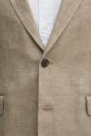 Льняной пиджак Hackett London, бежевый - фото 5