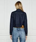 Джинсовая куртка Calvin Klein Jeans Cropped Fit, синий - фото 3