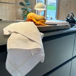 Чайные полотенца набор  Zollner, белый - фото 4