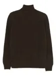 Свитер с высоким воротником Barba, коричневый - фото 2
