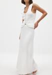 Юбка макси NA-KD, белый - фото 4