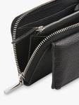 Кожаный кошелек Whistles Bibi на молнии, черный - фото 3