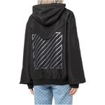 Куртка женская Off-White на молнии, черный - фото 3