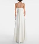 Платье-бюстье с драпировкой Jacquemus, белый - фото 3