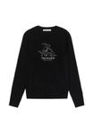 Толстовка Trussardi Sweatshirt, Black Milano/Black - фото 6