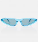 Солнцезащитные очки «кошачий глаз» Celine, синий - фото