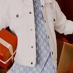 MLB Детское платье Light Blue Kids' - фото 5