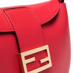 FENDI Кожаная сумка-круассан - фото 3