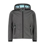 Куртка софтшелл CMP для девочек с фиксированным капюшоном 3A29385N - фото