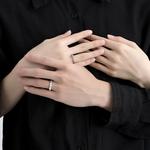 PARAS KORS Пара серебряных колец S925 Unisex - фото 8