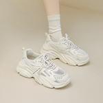 Кроссовки AGSDON Chunky Sneakers Women's Low-top, серый - фото 22