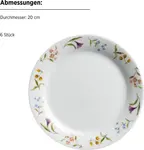 Набор тарелок, набор фарфоровых тарелок, фарфор Zosma Mäser - фото 4