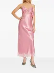 Платье макси Orianna с кружевом LoveShackFancy, розовый - фото 3