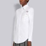 THOM BROWNE Женская белая рубашка - фото 6