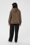 Толстовка KAFFE CURVE KCannita, коричневый - фото 4