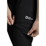 Брюки Jack Wolfskin Hikeout Zip Off, черный - фото 6
