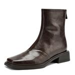 DAPHNE Ботильоны женские Brown Unlined/Black Unlined - фото 10