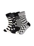 Носки Happy Socks, цвет Grey/Black - фото