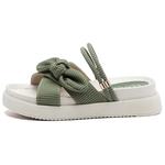 Тапочки-слайды 4 см женские AGSDON, Beige - фото