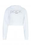 Толстовка с капюшоном ROCKEASY Sweatshirt, белый - фото