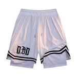 Баскетбольные шорты унисекс Dbd Wh, Градиент бело-черный - фото 6