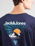 Футболка JACK & JONES JACK & JONES JJMINE, Navy/Black/White - фото 3