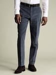 Эластичные брюки из вельвета Slim Fit Charles Tyrwhitt, Steel Blue - фото 2