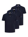 Футболка поло Jack & Jones, цвет dark navy - фото