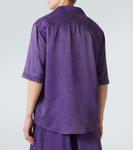 Рубашка из твила Acne Studios, Dark Purple - фото 4