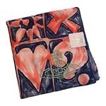 Vivienne Westwood Шелковый  шарф Unisex Red - фото