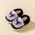 Детские противоскользящие домашние тапочки Sanrio, синий - фото 4