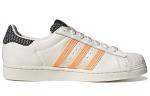 Кроссовки superstar 'off white orange rush' Adidas, бежевый - фото 2