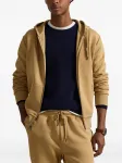 Худи на молнии Polo Ralph Lauren, коричневый - фото 3