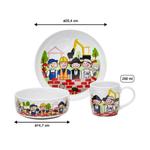 Набор детской посуды строительная площадка 3 шт. Van Well, мультколор - фото 2