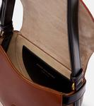 Сумка через плечо из кожи с эффектом крокодила Dries Van Noten, Tan - фото 3