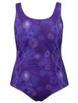 Купальник Ulla Popken, фиолетовый - фото