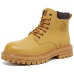 Женские желтые ботинки Martin Boot Couple's от FAIRWHALE, цвет Knight Black - фото 4