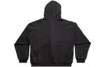 Куртка Balenciaga Sticky Note Zip-Up Hoodie Medium Fit 'Black Faded', черный - фото 2