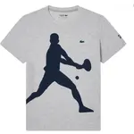 Футболка мужская LACOSTE, серый - фото