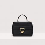 Сумочка из зернистой кожи Coccinelle ARLETTIS MEDIUM, черный - фото