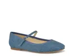 Кроссовки Nine West Ewind Mary Jane Flat, синий деним - фото