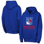 Худи youth blue new york rangers back to basics Outerstuff - фото