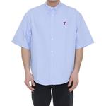 Эми Бокси Фит рубашка AMIPARIS, синий - фото 7