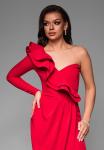 Ombre Вечернее платье в красном цвете - фото 4